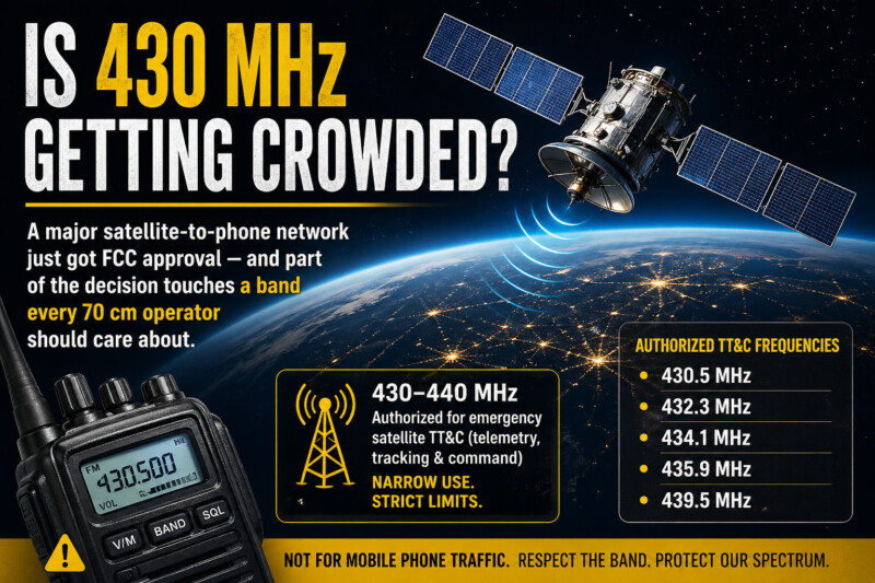 satellite-to-phone network 430MHz