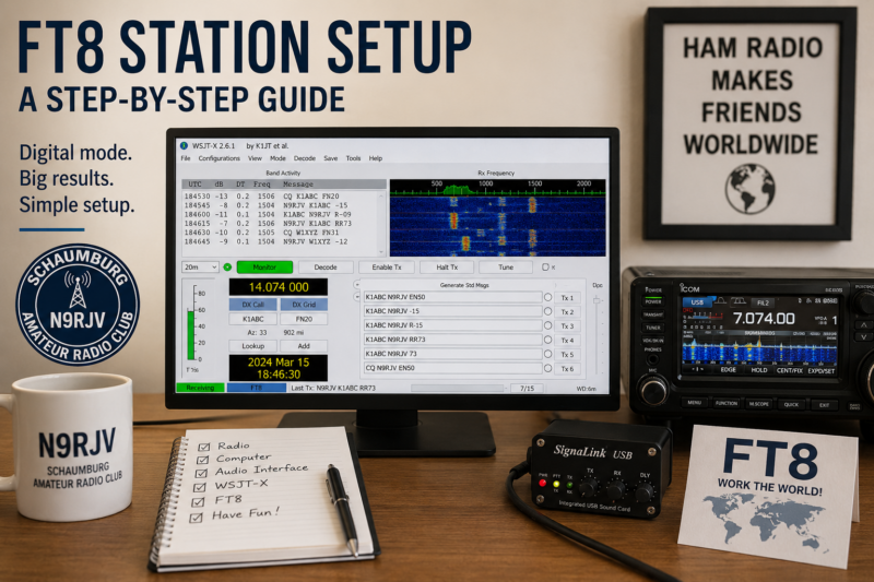 FT8 Step-by-Step Guide | SARC | KE9EJX