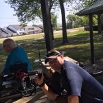 KD9MKD working on his ATAS-120 antenna