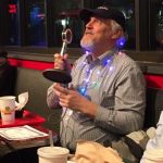 Rob N9MVO receiving the second of his 2 awards