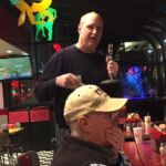 Geoff Stevens KA9QGH on the microphone