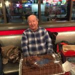 Bob W9GEW - ready to share his cake!